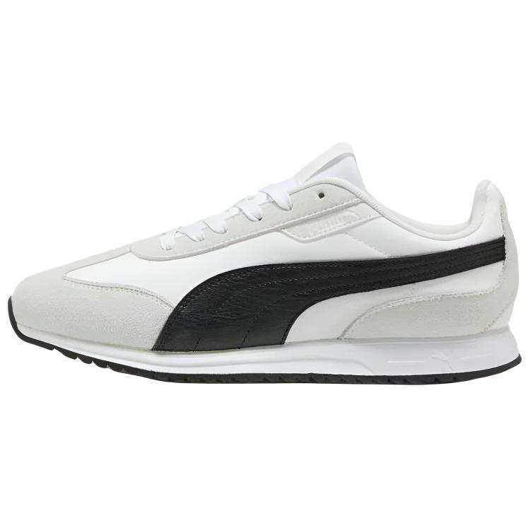PUMA Softride Cushioning Low top Casual Shoes Unisex White Black