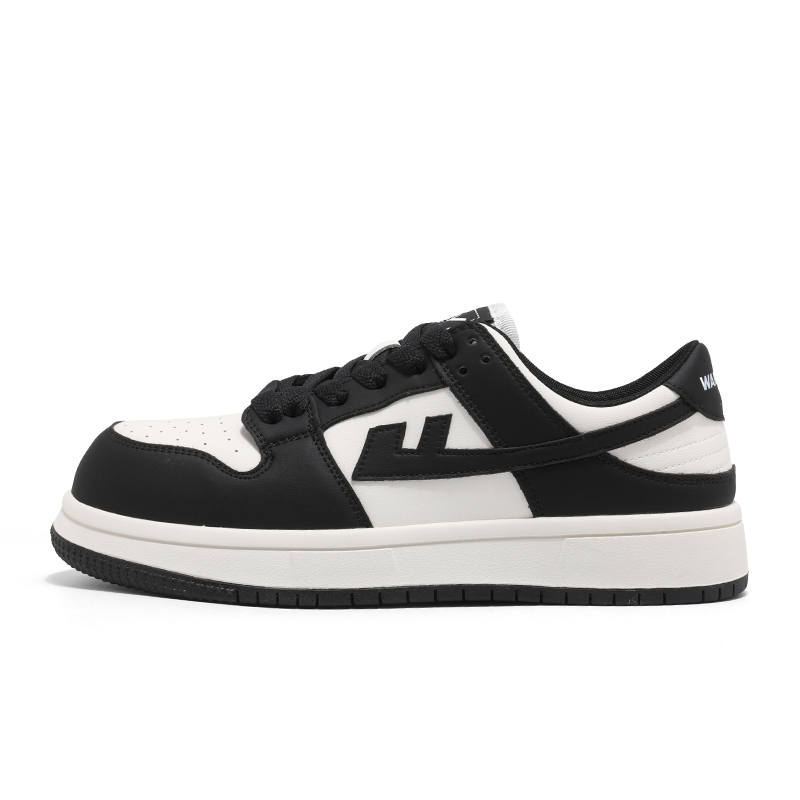 Warrior Offline Store Same Style Luxury Women's Shoes Low top Skateboard Shoes Women's Black Beige