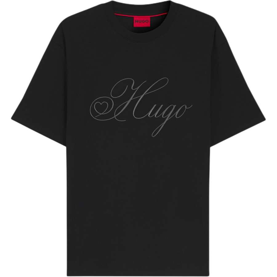 HUGO BOSS Hugo Boss Script Logo Embroidered T-Shirt