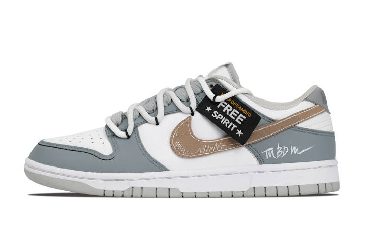 Nike Nike Dunk Thermal Lightweight Low top Skateboard Shoes Unisex Gray