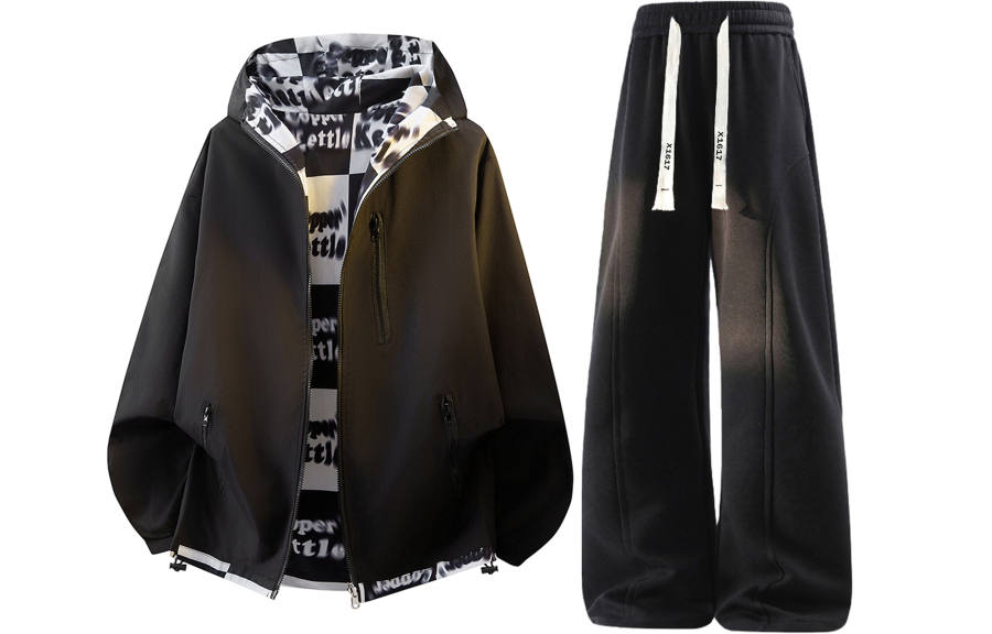 X1617 Casual Sportswear Unisex Hooded Thickened