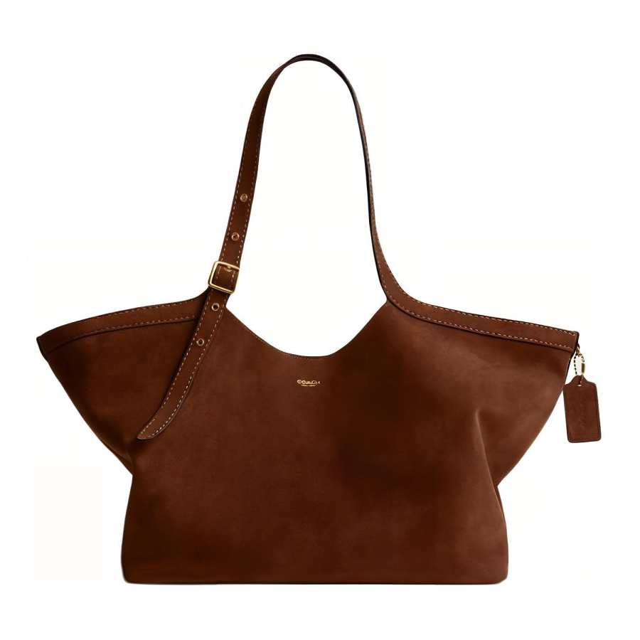 COACH Gramercy Cow Leather Tote Bag, Shopping Bag, Shoulder Bag Large Women's Warm Brown
