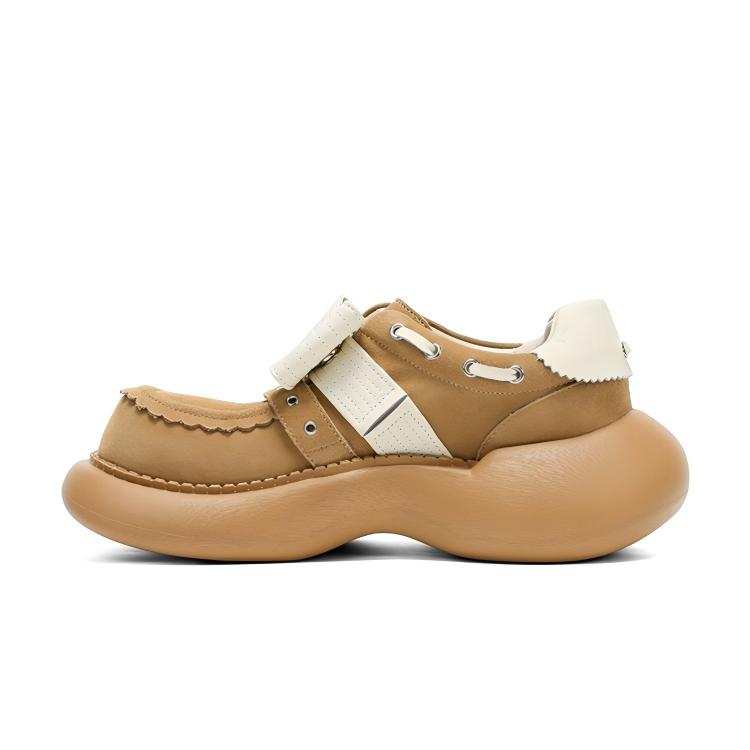 Ouder Wear resistant And Lightweight Low top Casual Shoes Women's Brown