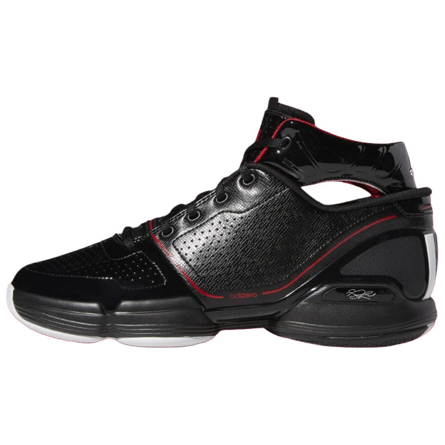 Adidas Adidas AdiZero Rose 1 Breathable Basketball Shoes Men's Black Red 2026 Edition