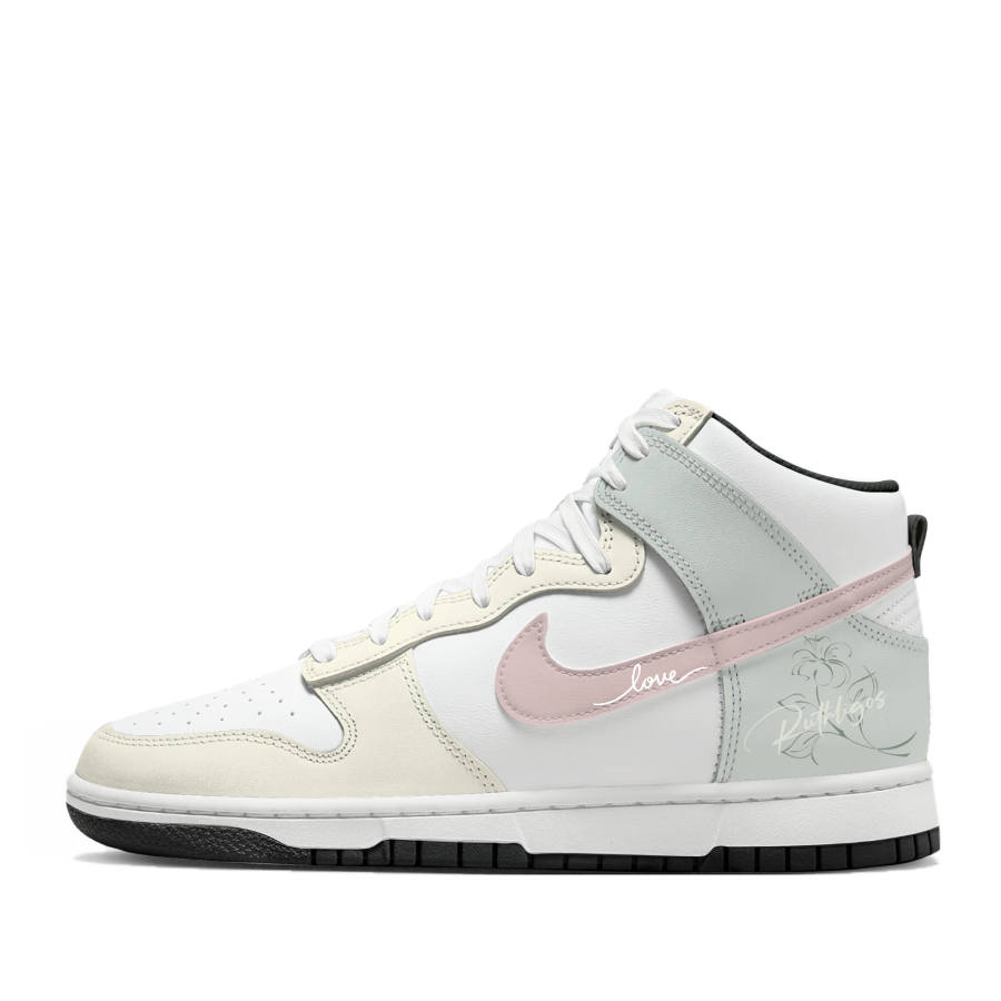 Nike Nike Dunk Thermal Cushioning Abrasion Resistant High top Skateboard Shoes Women's Pink