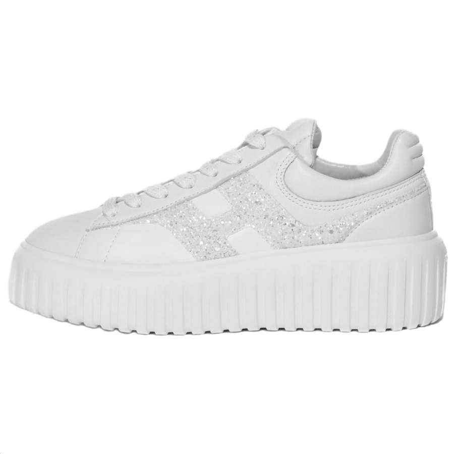 HOGAN Leather Low top Casual Shoes Women's White