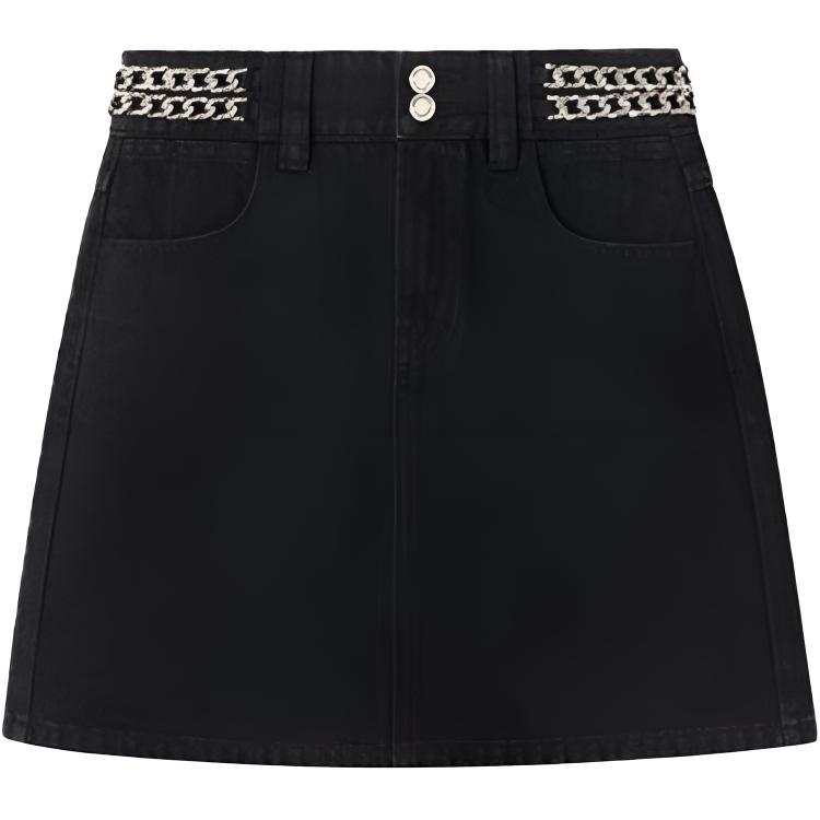 KARL LAGERFELD / Karl Lagerfeld Jeans Denim Short Skirts Women's Black