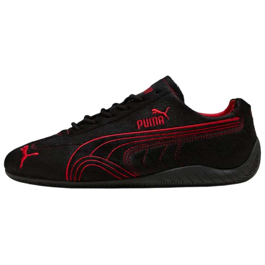 PUMA Speedcat Casual Shoes Unisex Black Red
