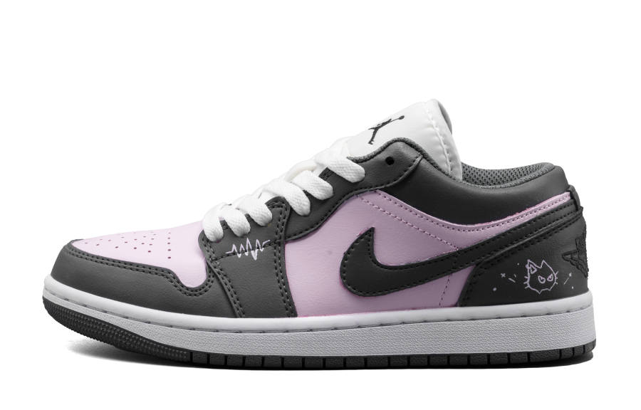Nike Nike Leather Abrasion Resistant Slip Resistant Abrasion Resistant Slip Resistant Low top Basketball Shoes Unisex