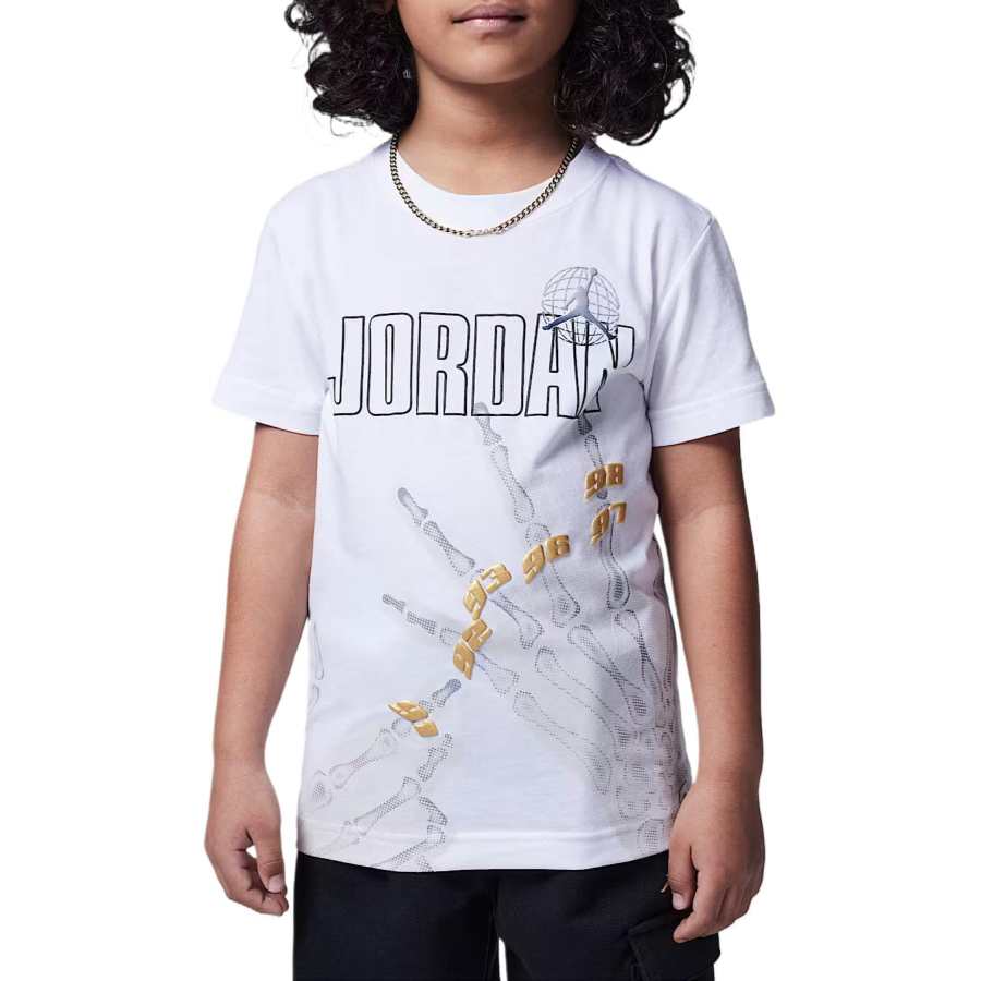 Jordan Jordan T Shirt SS25 White Children Aged 3 7 Years Old