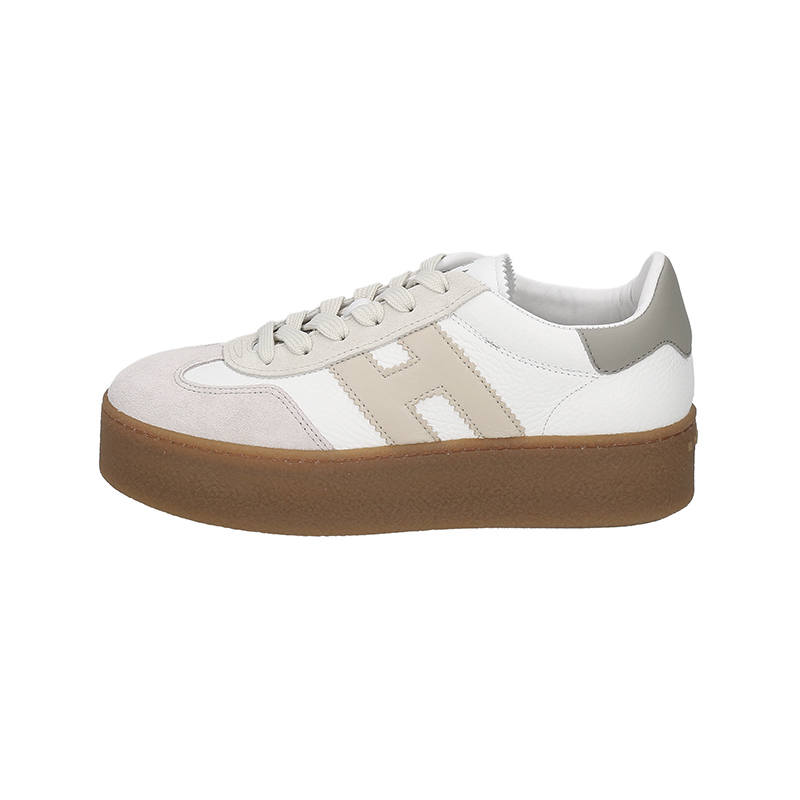 HOGAN Leather Low top Casual Athletic Shoes Women's