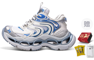 TIMESPEAK Obsidian Shadow Collection Low top Chunky Sneakers Unisex