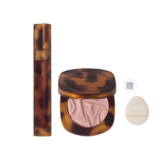 Joocyee JIAOSE Enhancing Radiance Makeup Sets Easy to Blend Velvet Matte Finish Amber Liquid Lipstick+Blush