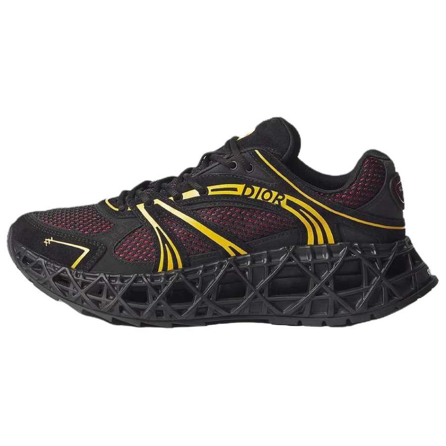 DIOR B35 NXXT Low top Casual Shoes Men's Black Red