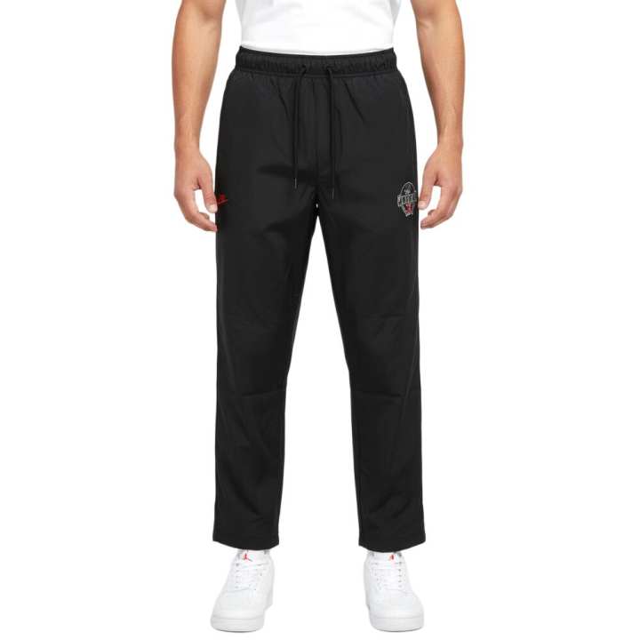 Jordan Jordan Casual Pants Men's Black Moderate Straight Fit Pants