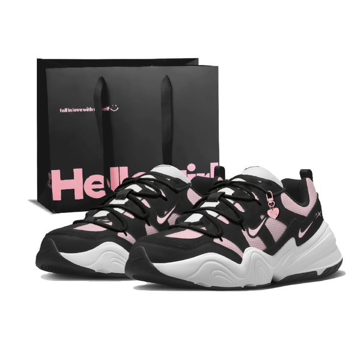 Nike Nike Tech Hera Star Pink Shopping Bag Casual Shoes Women's Black Pink