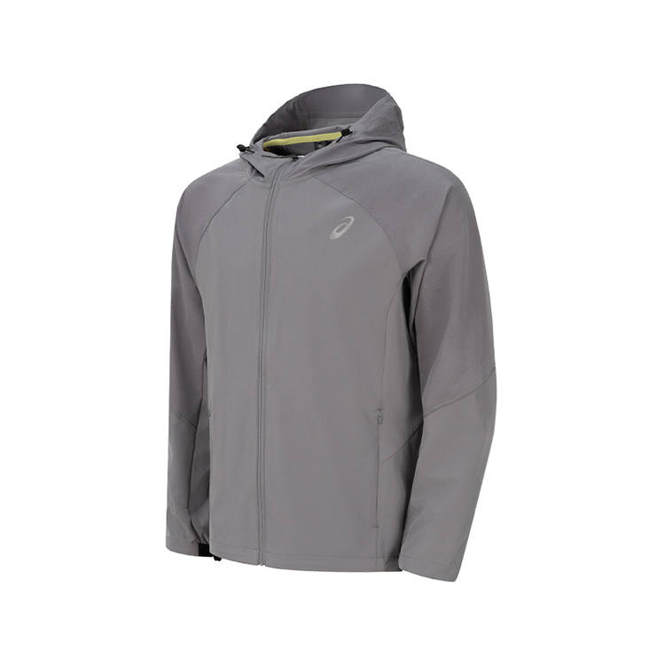 ASICS ASICS Jackets Men's Gray Hooded Moderate Other