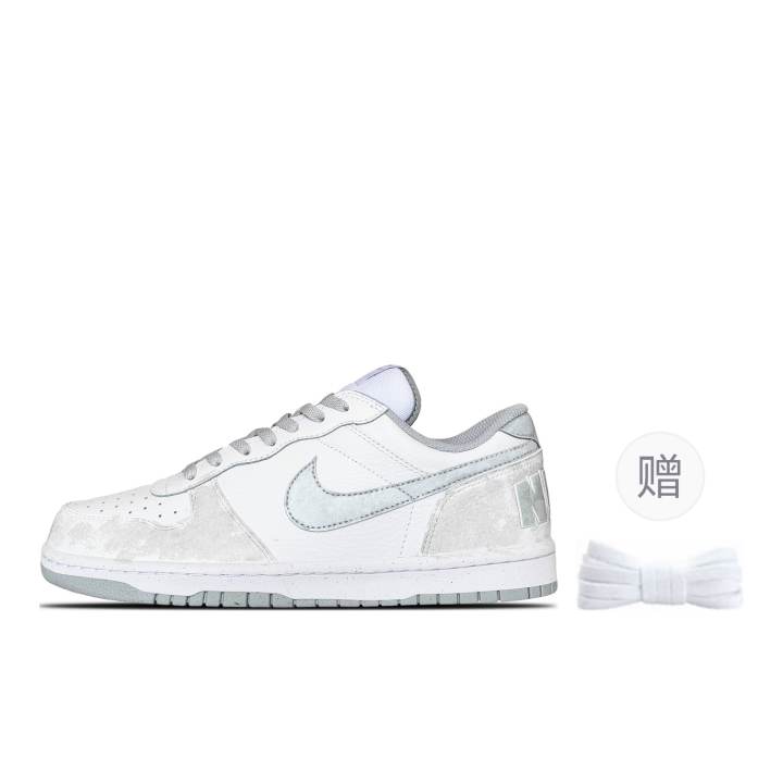 Nike Nike Big Low top Skateboard Shoes Men's Gray