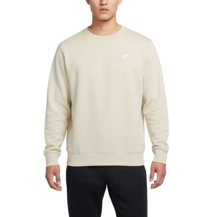 Nike Nike Sweatshirts Men's Light Khaki Crew Neck Moderate