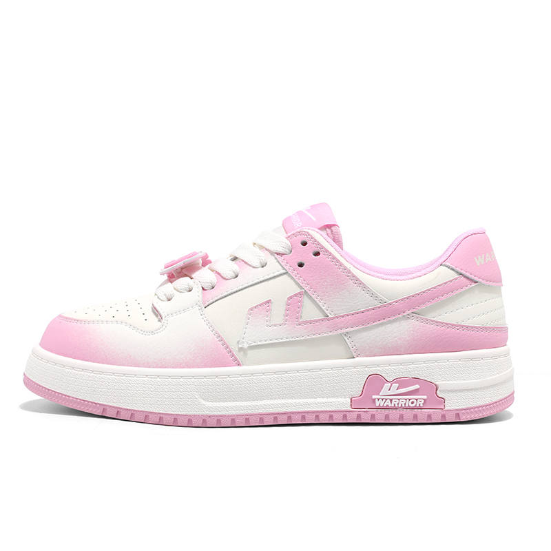 Warrior Offline Store Mall Counter Luxury Women's Shoes Microfiber Leather Low top Skateboard Shoes Women's