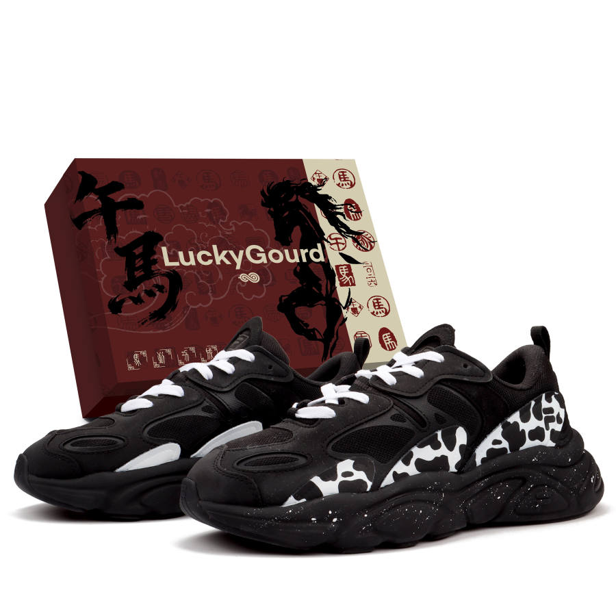 FILA Mars 2 Cream Sweetheart Cushioning Slip Resistant Abrasion Resistant Low top Casual Shoes Men's Black White