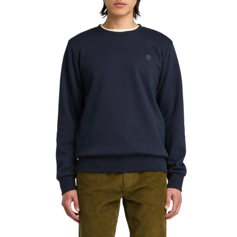 Timberland Sweatshirts Men's Dark Sapphire Crew Neck Moderate Regular