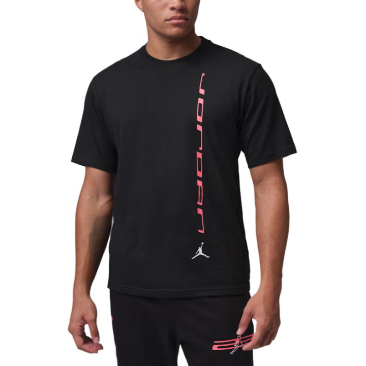 Jordan Jordan Sport T Shirts Men's Black Crew Neck