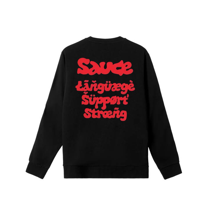 Adidas Adidas Sweatshirts Men's Black Crew Neck Moderate Regular