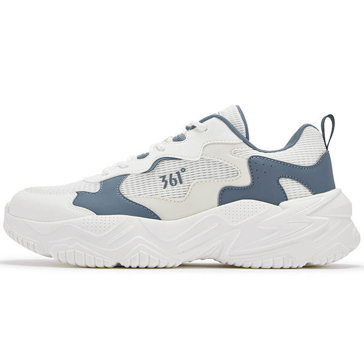 361° Abrasion Resistant Breathable Slip Resistant Low top Casual Shoes Men's Nostalgic Blue