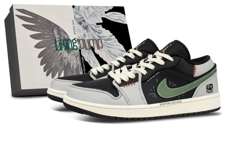 Jordan Jordan Air Jordan 1 Leather Coverage Low top Skateboard Shoes Unisex Beige Warm Red
