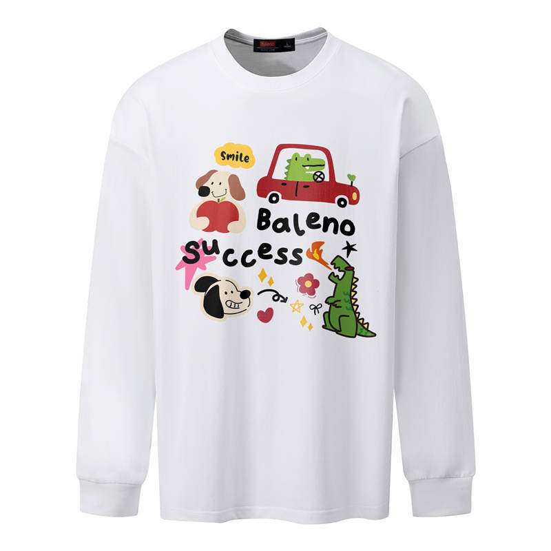 BALENO T Shirts Unisex Crew Neck Moderate Straight Fit