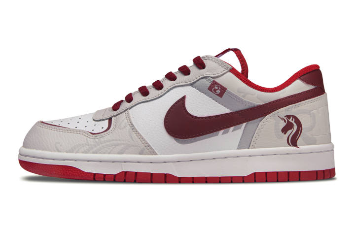 Nike Nike Big Low top Skateboard Shoes Men's White Red