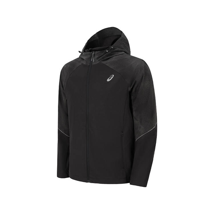 ASICS ASICS Jackets Men's Black Hooded Moderate Other