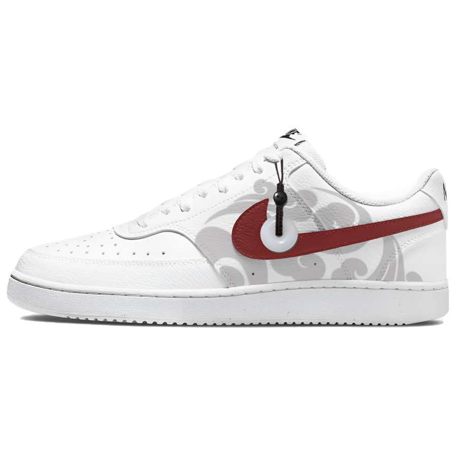 Nike Nike Court Vision 1 Dragon Horse Well Being CNY Synthetic Leather Abrasion Resistant Slip Resistant Low top