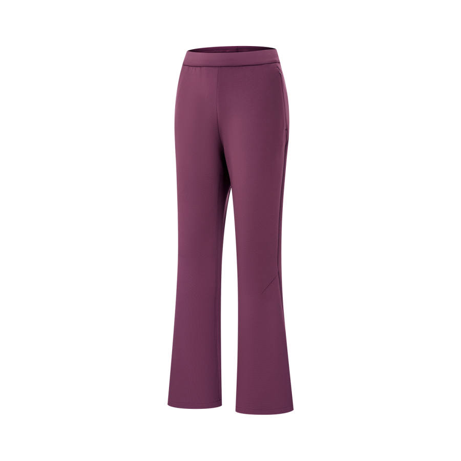 Li-Ning Li Ning Gold Logo | Knitted Sweatpants Women's