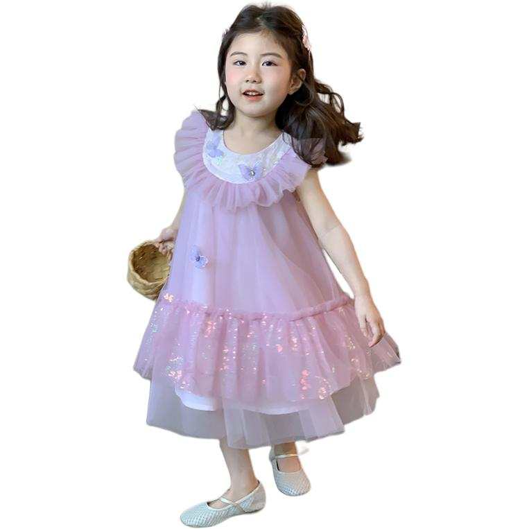 Lanza Dress Summer Children Aged 3 7 Years Old