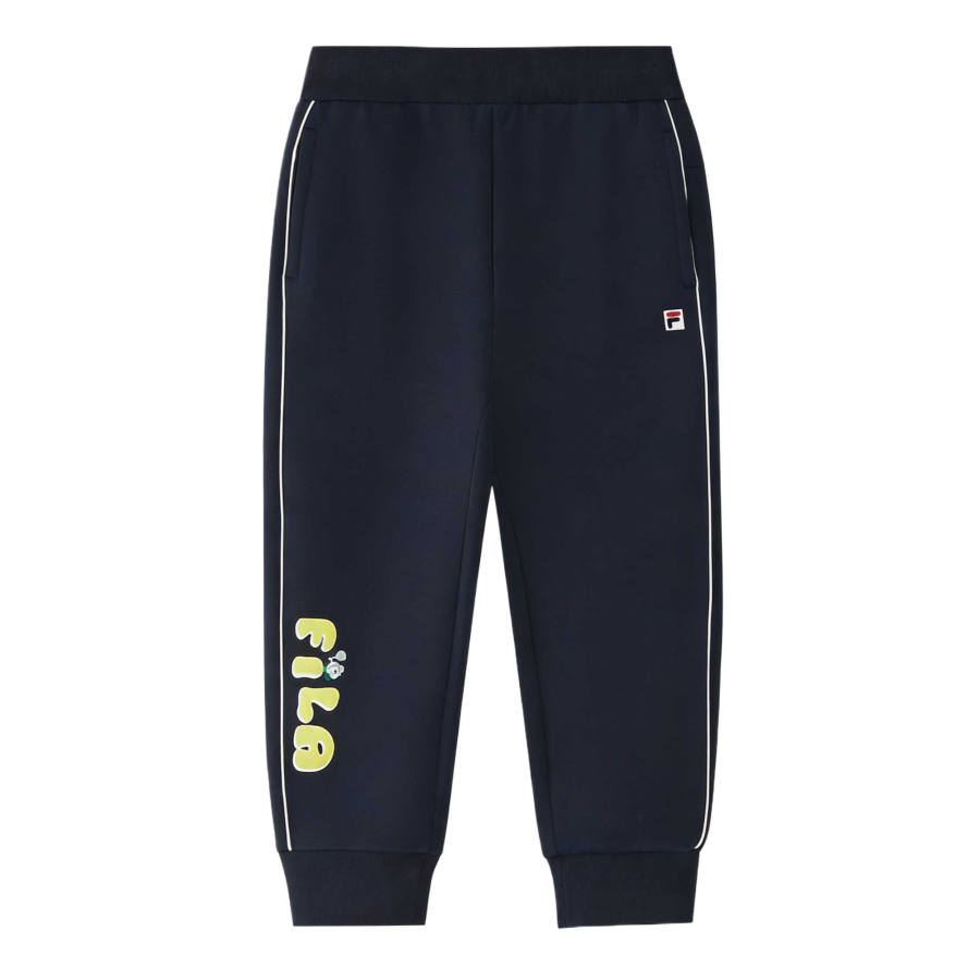 FILA KIDS Knitted Sweatpants RD Royal Blue Children Aged 3 7 Years Old