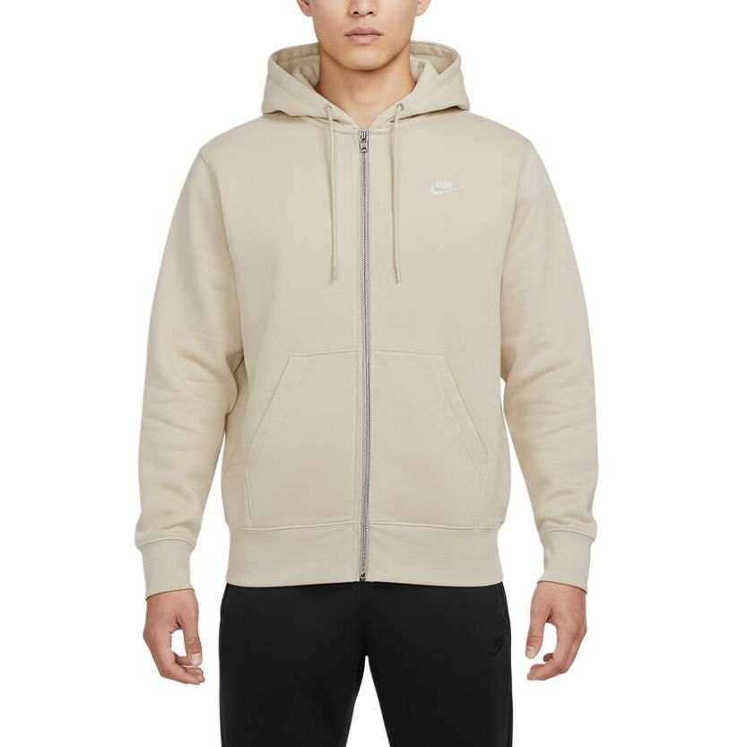 Nike Nike Sports Hooded Zippers Fleece Lined Long Sleeved Jacket Men's