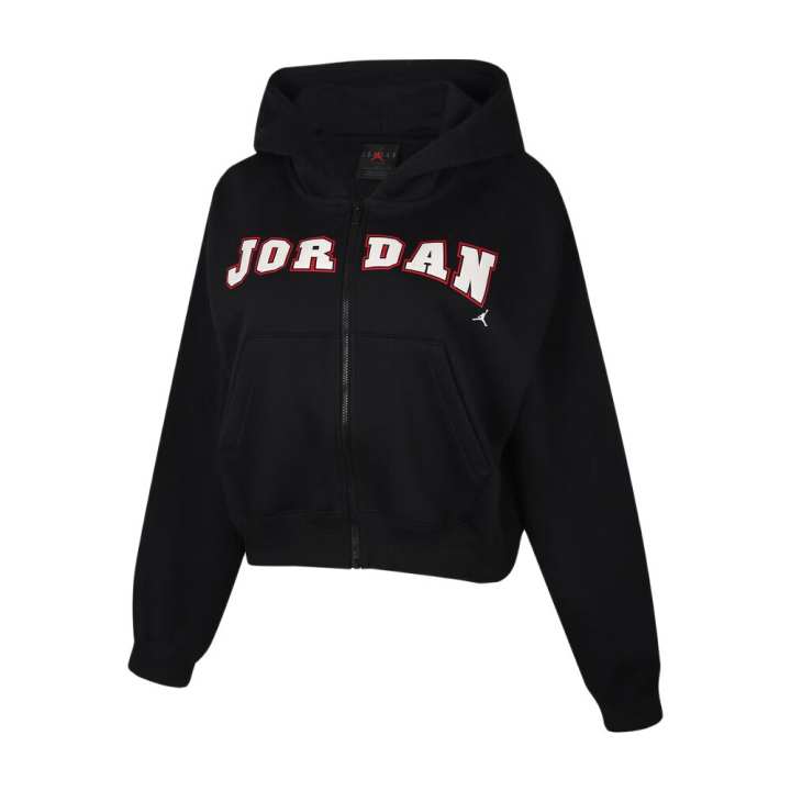 Jordan Jordan Jackets Women's Black Hooded Moderate Other