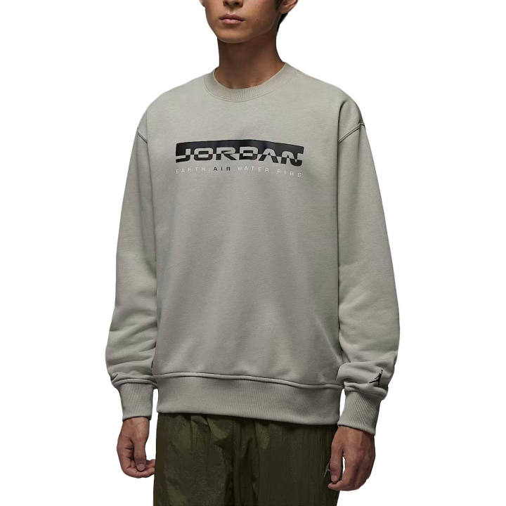Jordan Jordan Brooklyn Fleece Sweatshirt Men's Fir Wood Green/Black