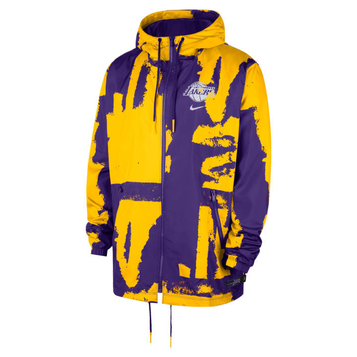 Nike Nike Los Angeles Lakers Courtside Men's Nike Nba Club Woven Full-Zip Jacket