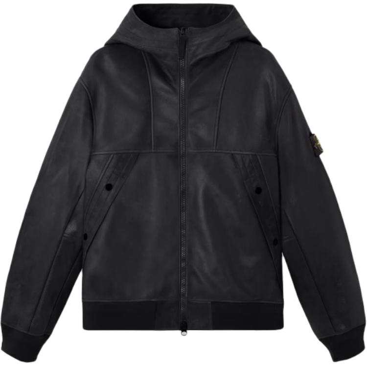Stone Island logo-detail bomber jacket