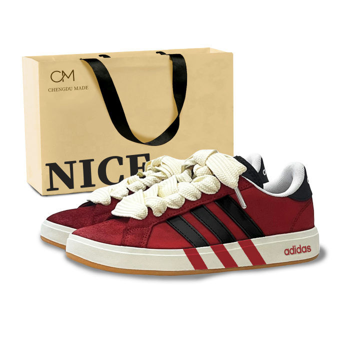 Adidas Adidas Velvet Feast Suede Thermal Coverage Slip Resistant Low top Skateboard Shoes Unisex