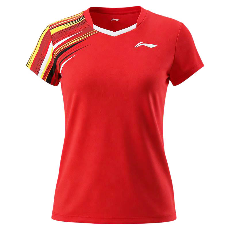 Li-Ning Li Ning Badminton Collection Badminton Jersey Women's Vermilion
