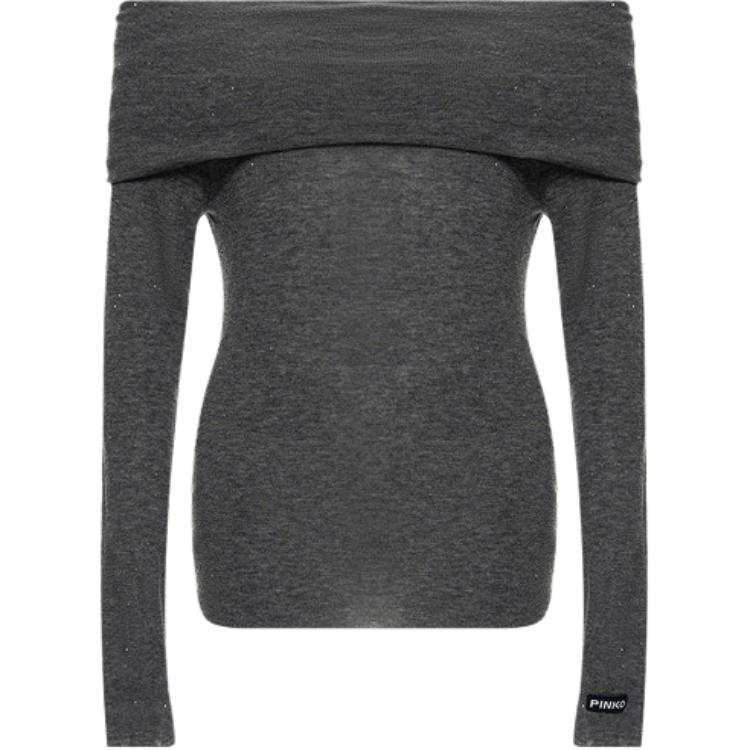 PINKO Sweaters Women's Gray Boat Neck Moderate Other