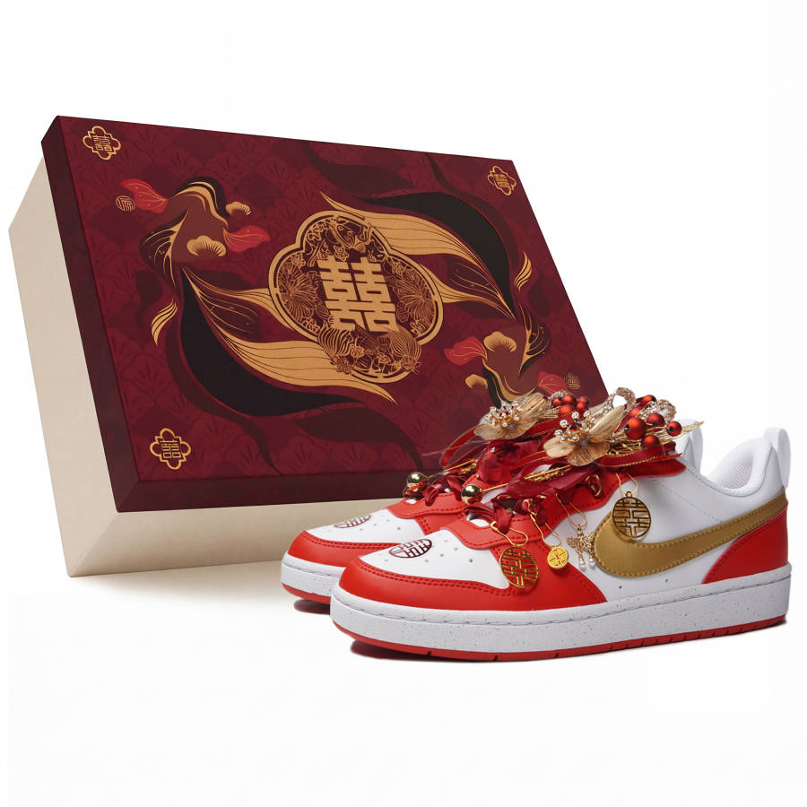 Nike Nike Court Borough Skateboard Shoes Women's Low Top Gold
