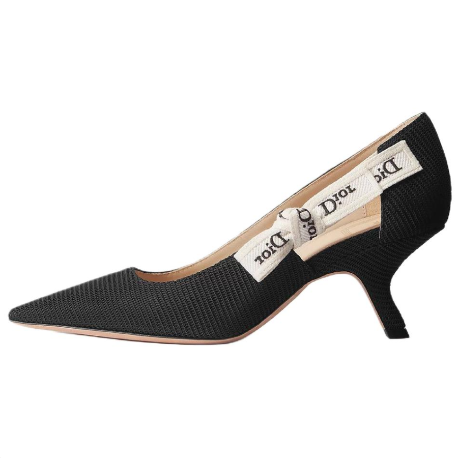 DIOR J'Adior Irregular Heel High Heels 6.5cm Women's Black