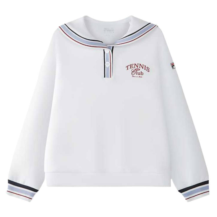 FILA KIDS Sweatshirts Navy Collar Moderate