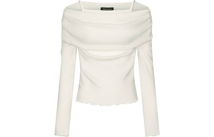 URBAN REVIVO Sweaters Women's White Boat Neck Moderate Other