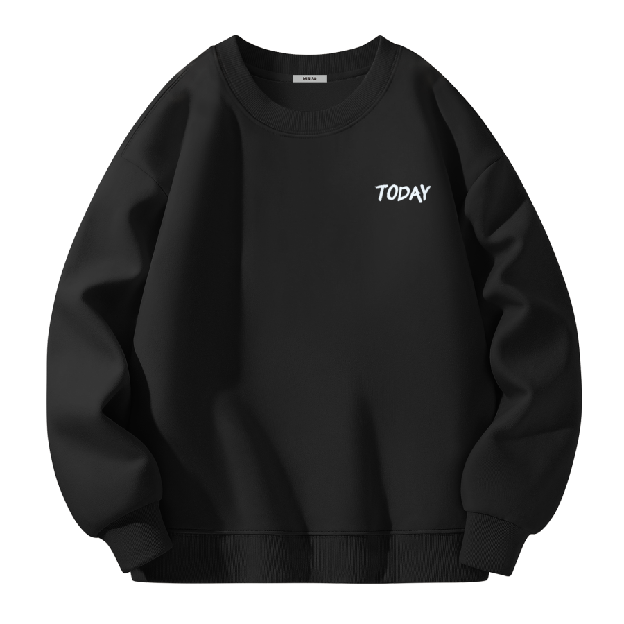MINISO Sweatshirts Unisex Crew Neck Moderate Heavyweight